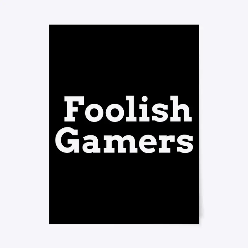 Foolish Gamers Merch Logo